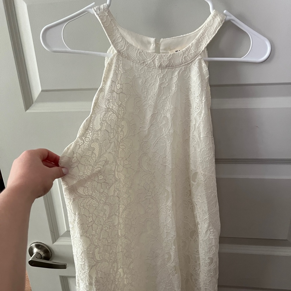 hite Shift Dress, good for bridal shower